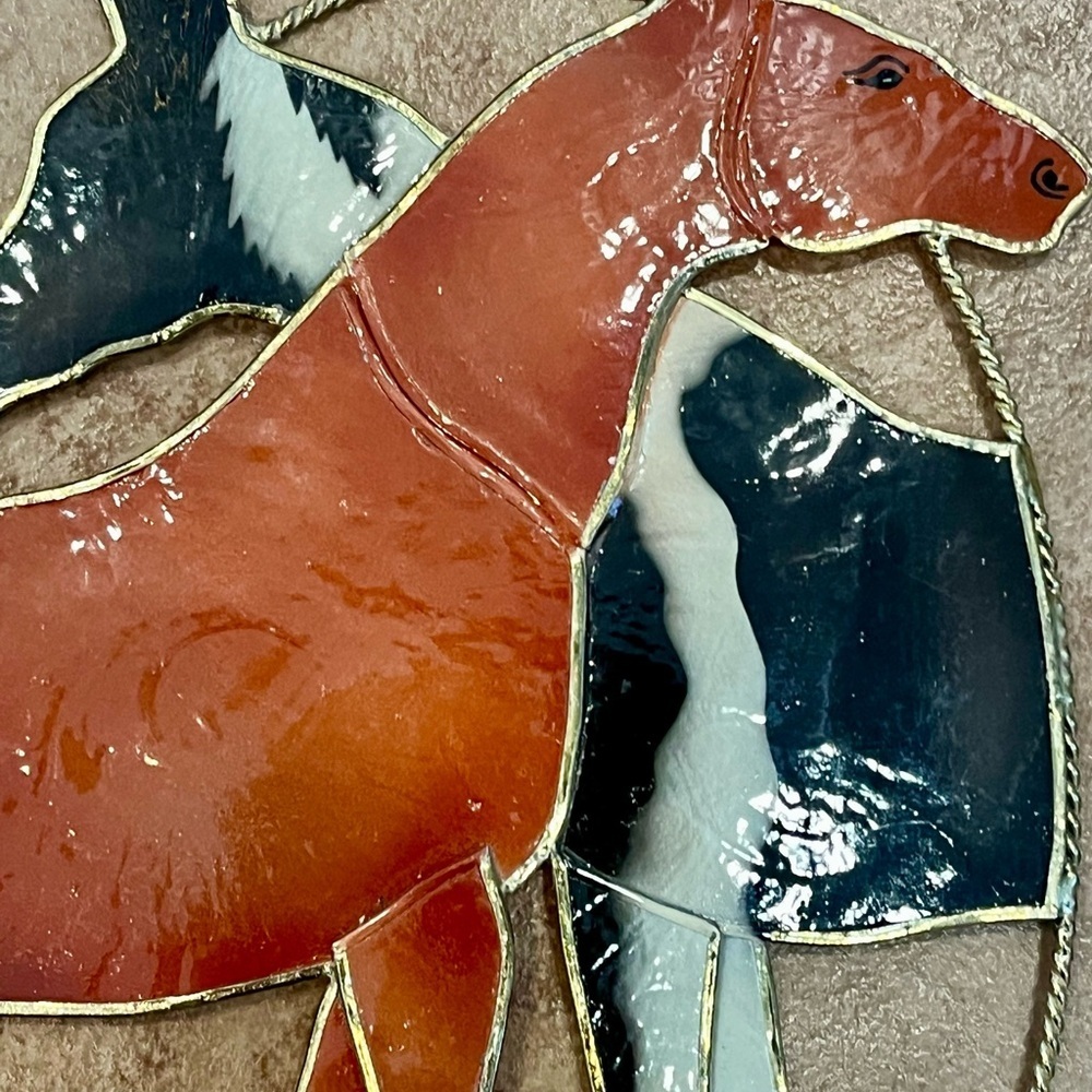 Stained Glass Horse Wall Art - Picture 7 of 10
